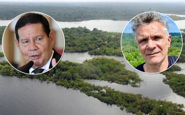 Hamilton Mourão e Dom Phillips