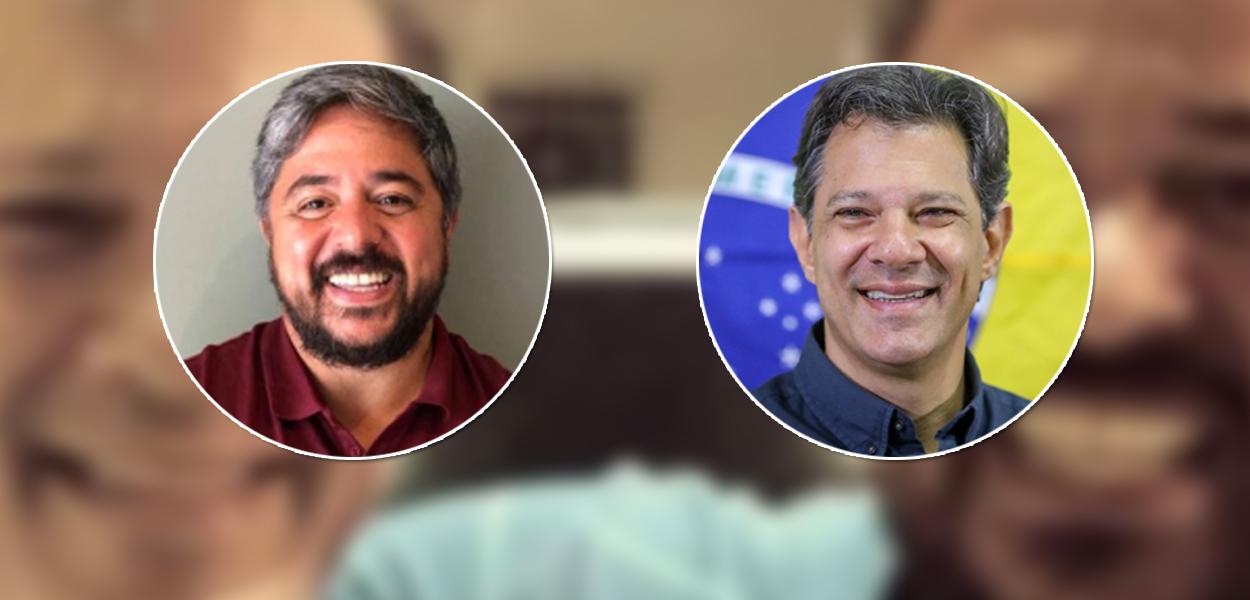 Otávio Antunes e Fernando Haddad