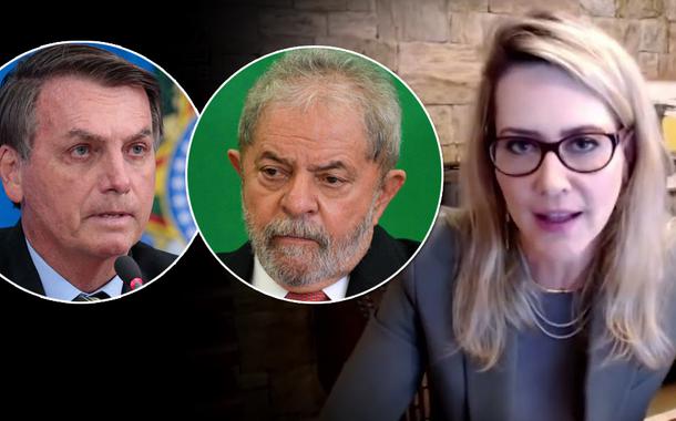 Jair Bolsonaro (PL), Lula (PT) e a ministra Maria Claudia Bucchianeri, do TSE