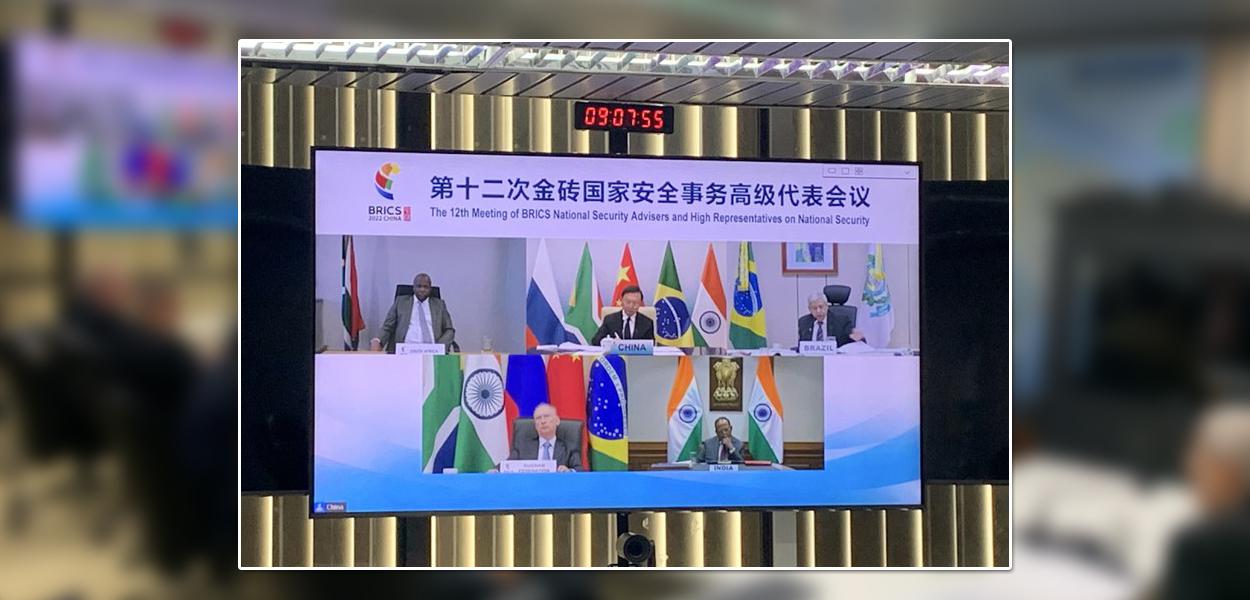 A reunião congregou autoridades de nível ministerial de Brasil, Rússia, Índia, China e África do Sul.