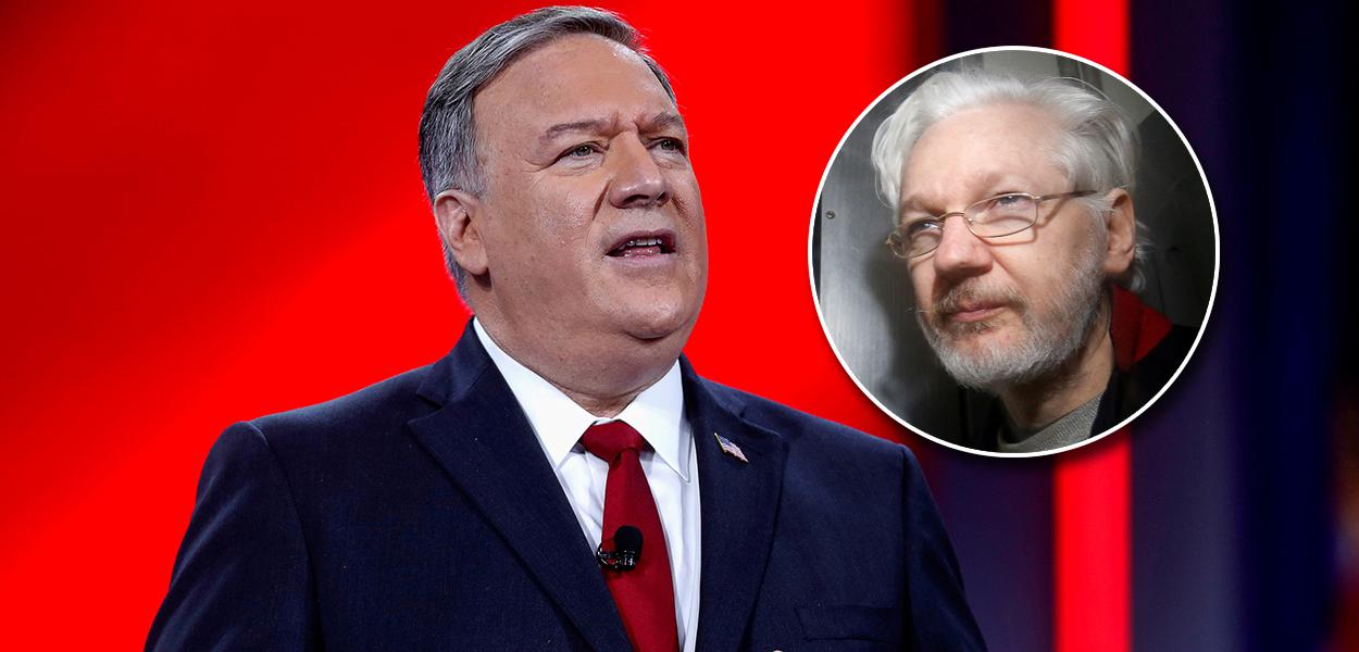 Mike Pompeo e Julian Assange