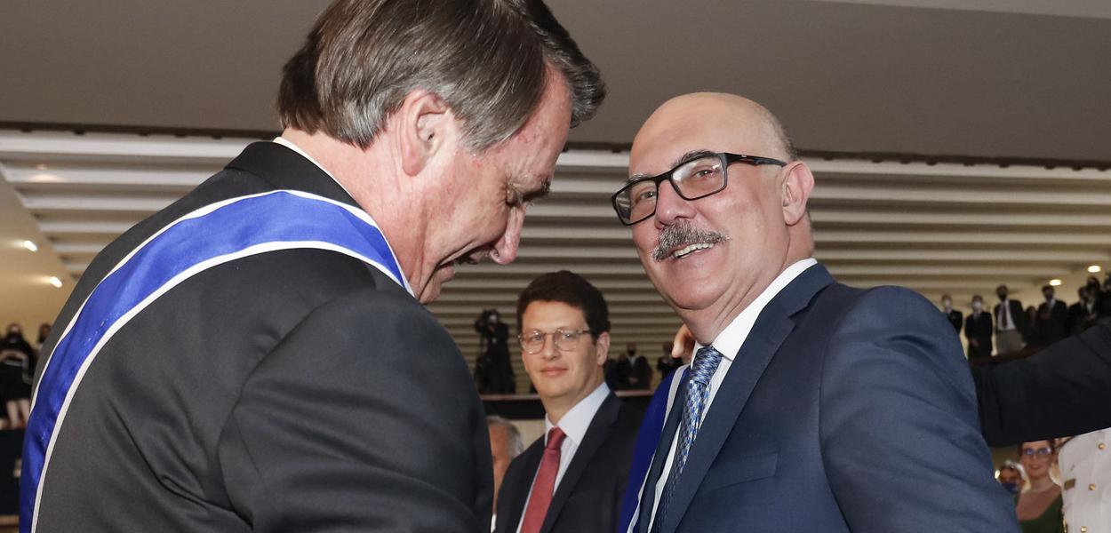 Bolsonaro e Milton Ribeiro