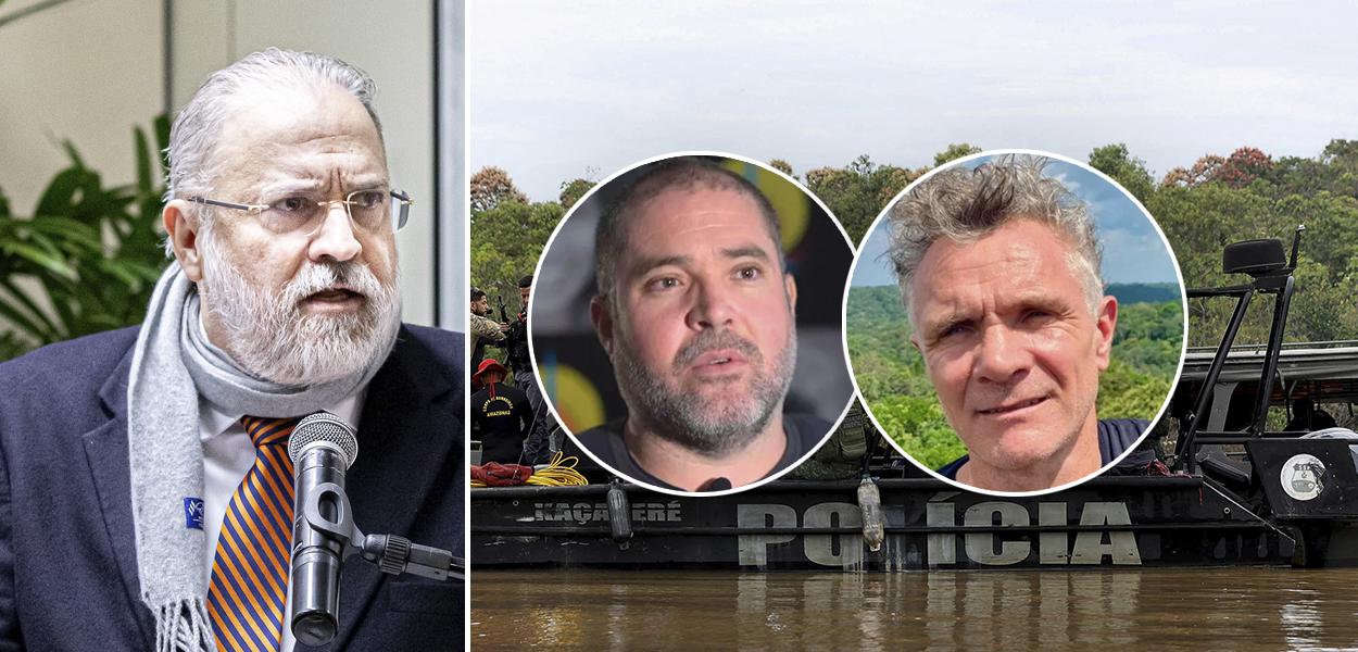 Augusto Aras, Bruno Pereira e Dom Phillips