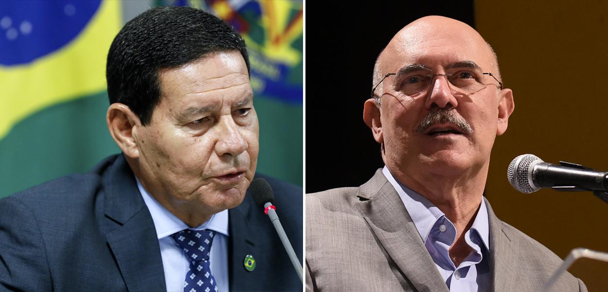 Hamilton Mourão e Milton Ribeiro