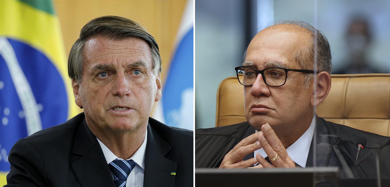 Bolsonaro e Gilmar Mendes