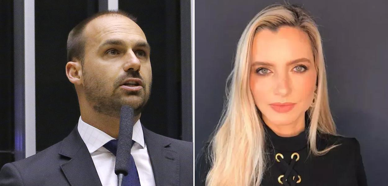Eduardo Bolsonaro e Joana Ribeiro Zimmer