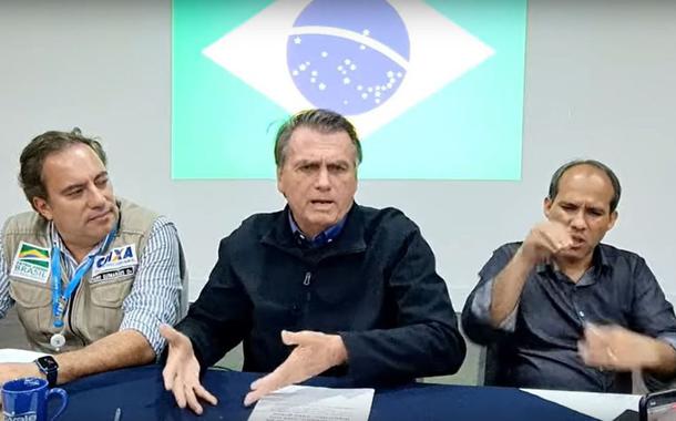 Bolsonaro em sua live