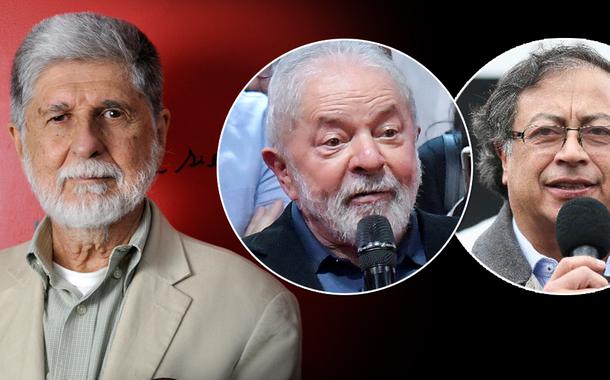 Celso Amorim, Lula e Gustavo Petro