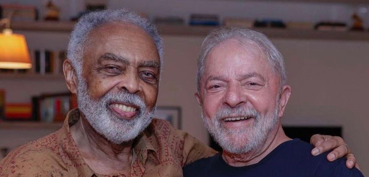 Gilberto Gil e Luiz Inácio Lula da Silva