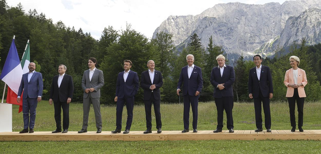 Líderes do G7 reunidos na Alemanha