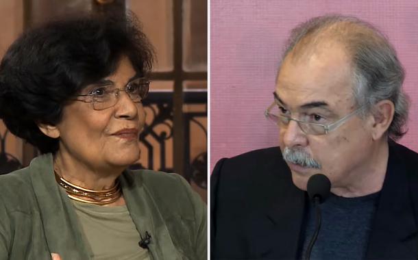 Marilena Chauí e Aloizio Mercadante