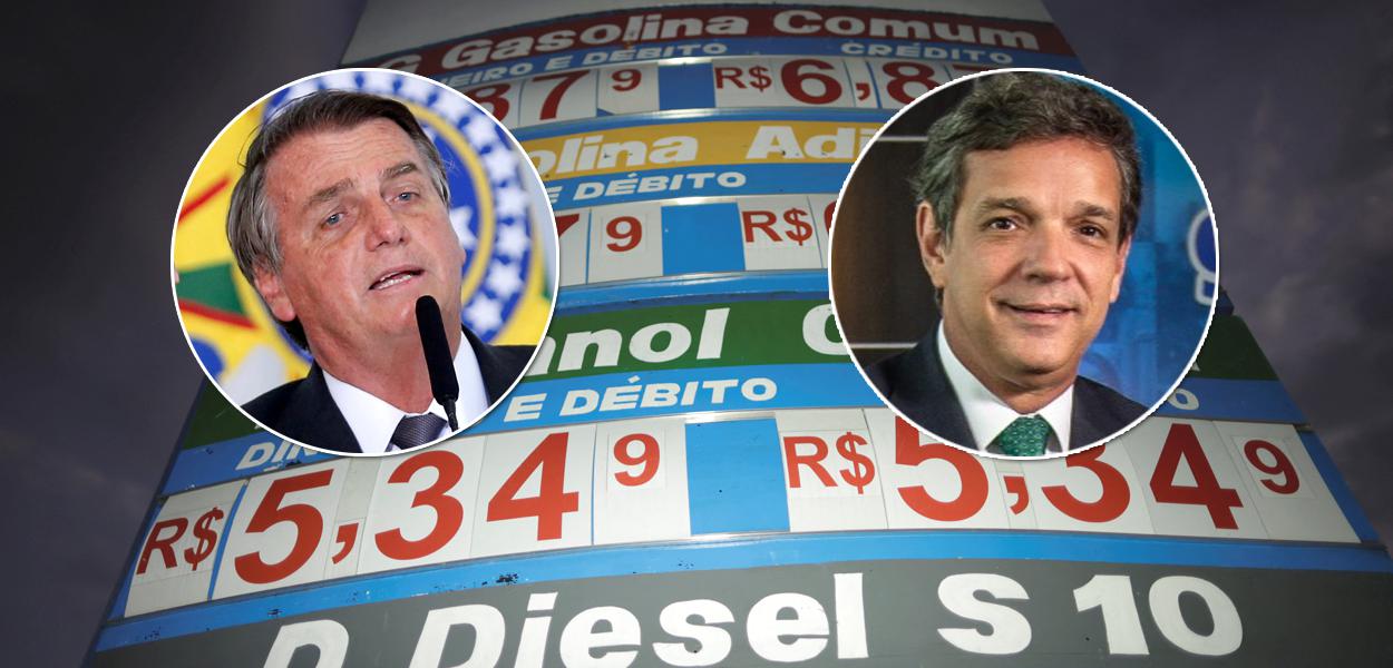 Jair Bolsonaro e Caio Paes Andrade