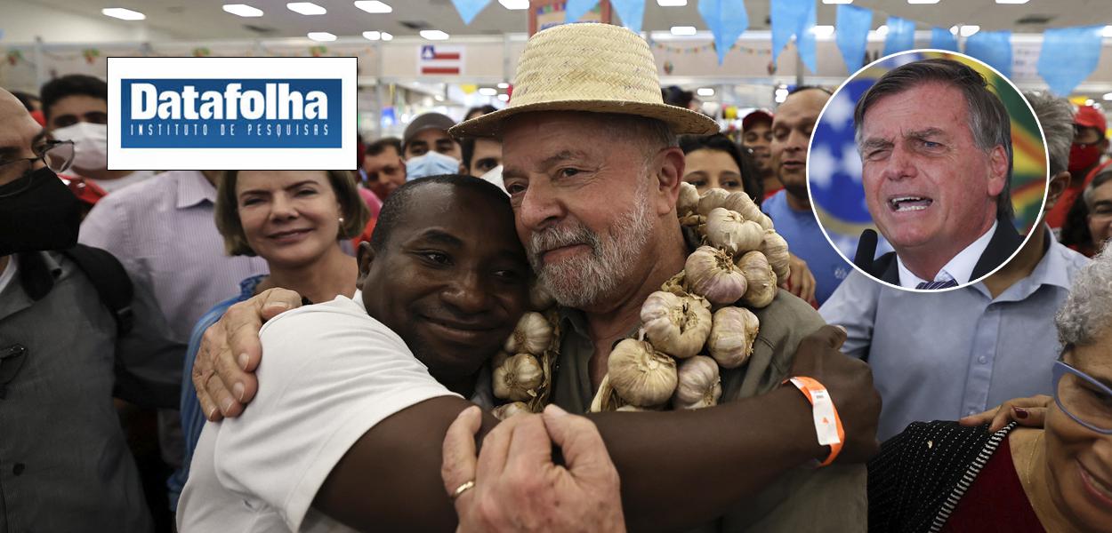 Lula e Jair Bolsonaro