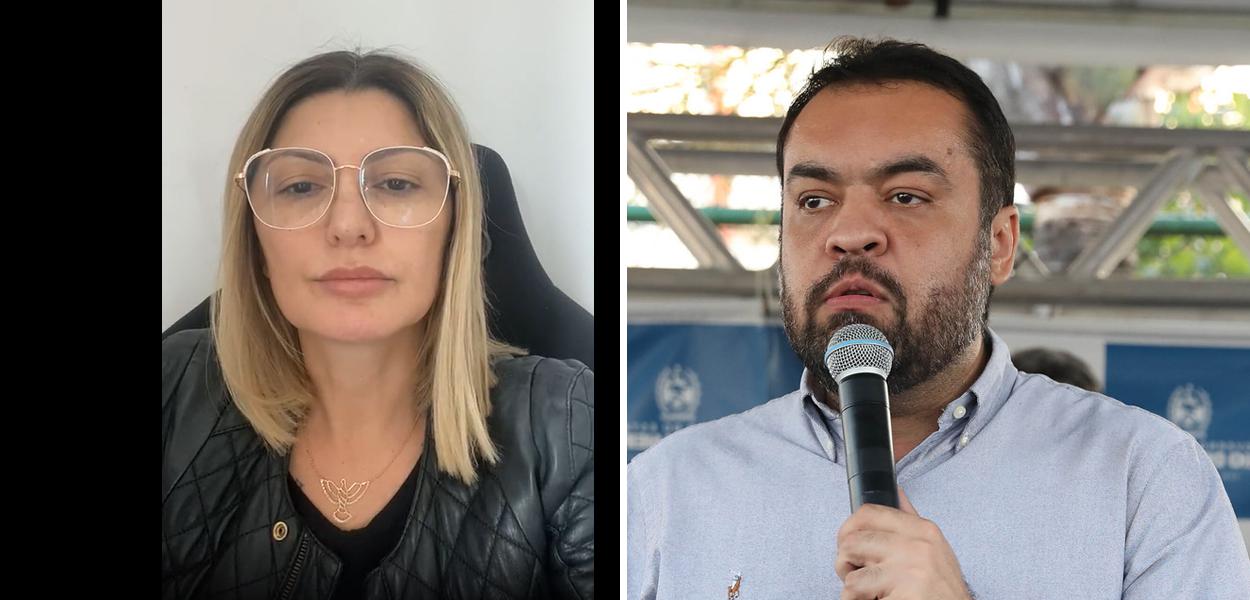 Antônia Fontenelle e Cláudio Castro