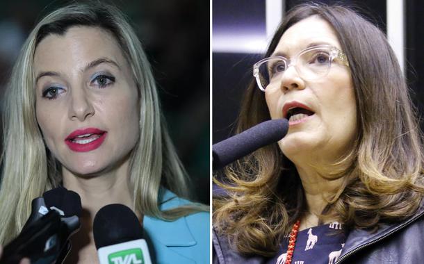 Joana Ribeiro e Bia Kicis