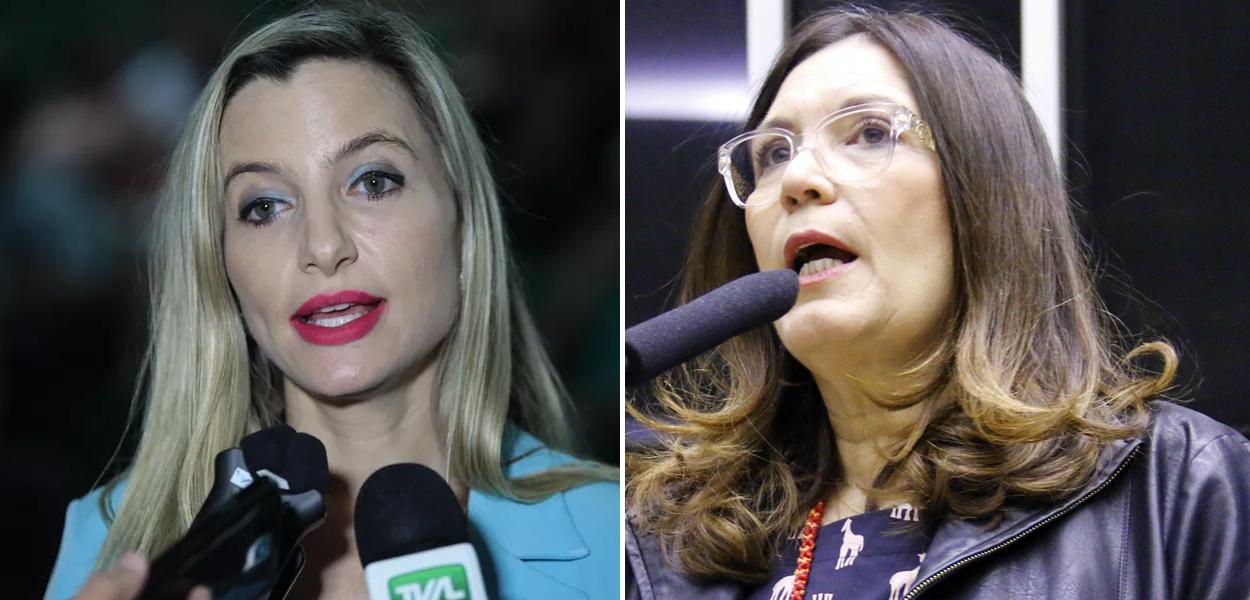 Joana Ribeiro e Bia Kicis