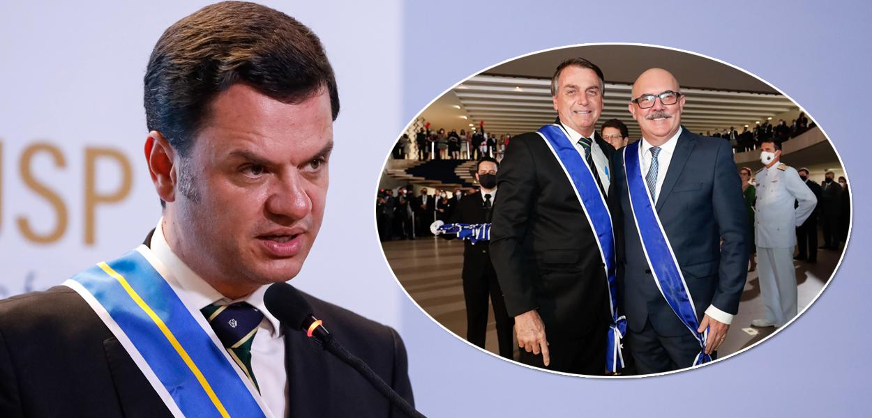 Anderson Torres, Jair Bolsonaro e Milton Ribeiro