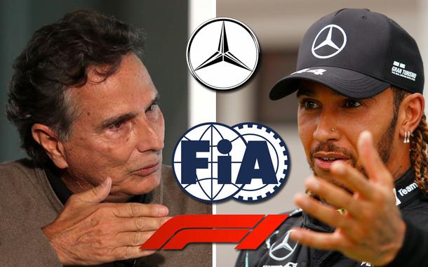 Nelson Piquet e Lewis Hamilton