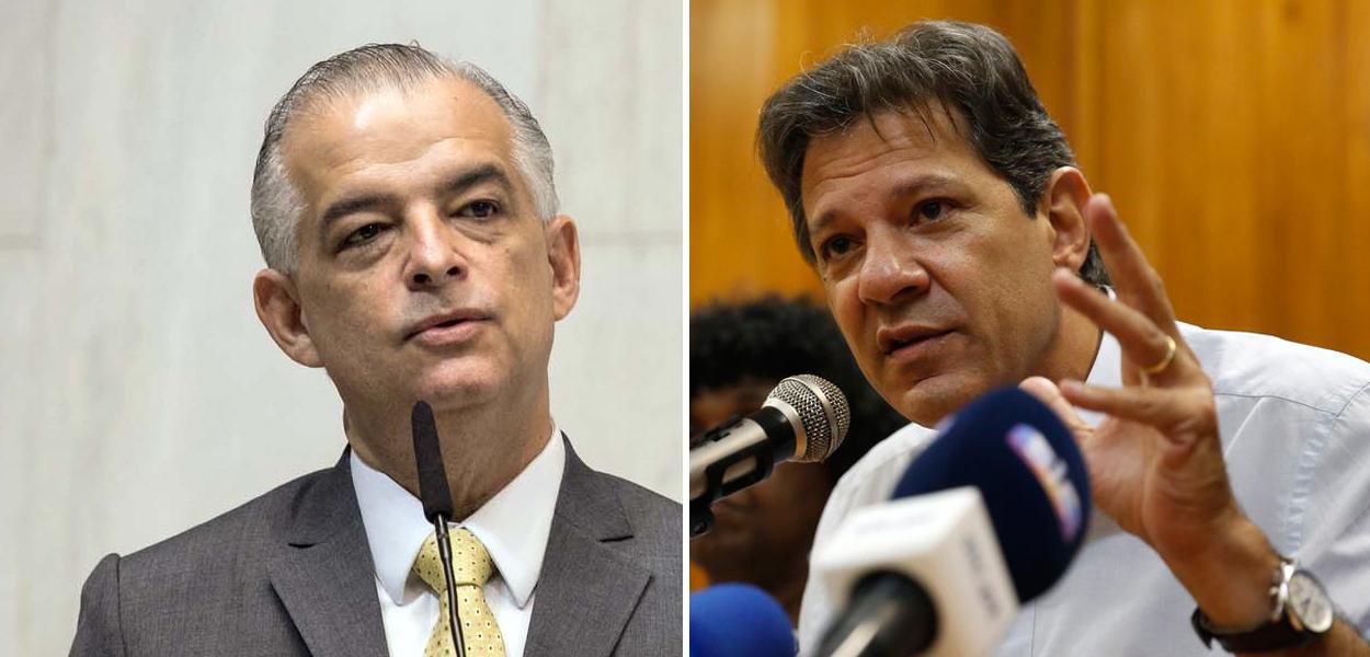 Márcio França e Fernando Haddad