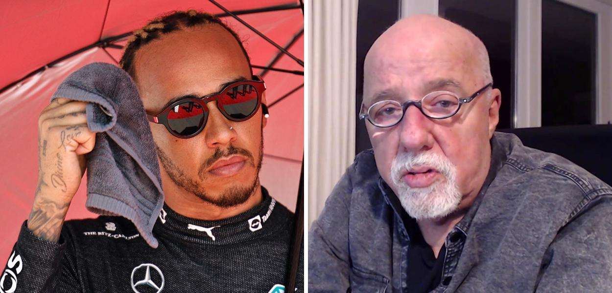 Lewis Hamilton e Paulo Coelho