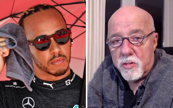 Lewis Hamilton e Paulo Coelho
