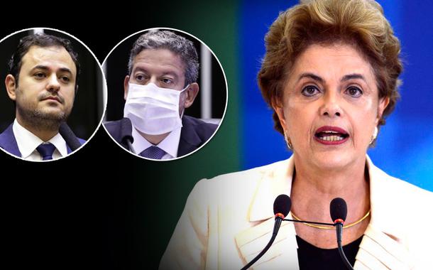 Glauber Braga, Arthur Lira e Dilma Rousseff