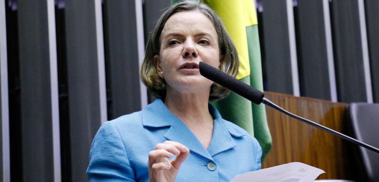 Gleisi Hoffmann, presidente nacional do PT