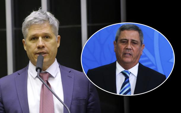 Paulo Teixeira e Walter Braga Netto