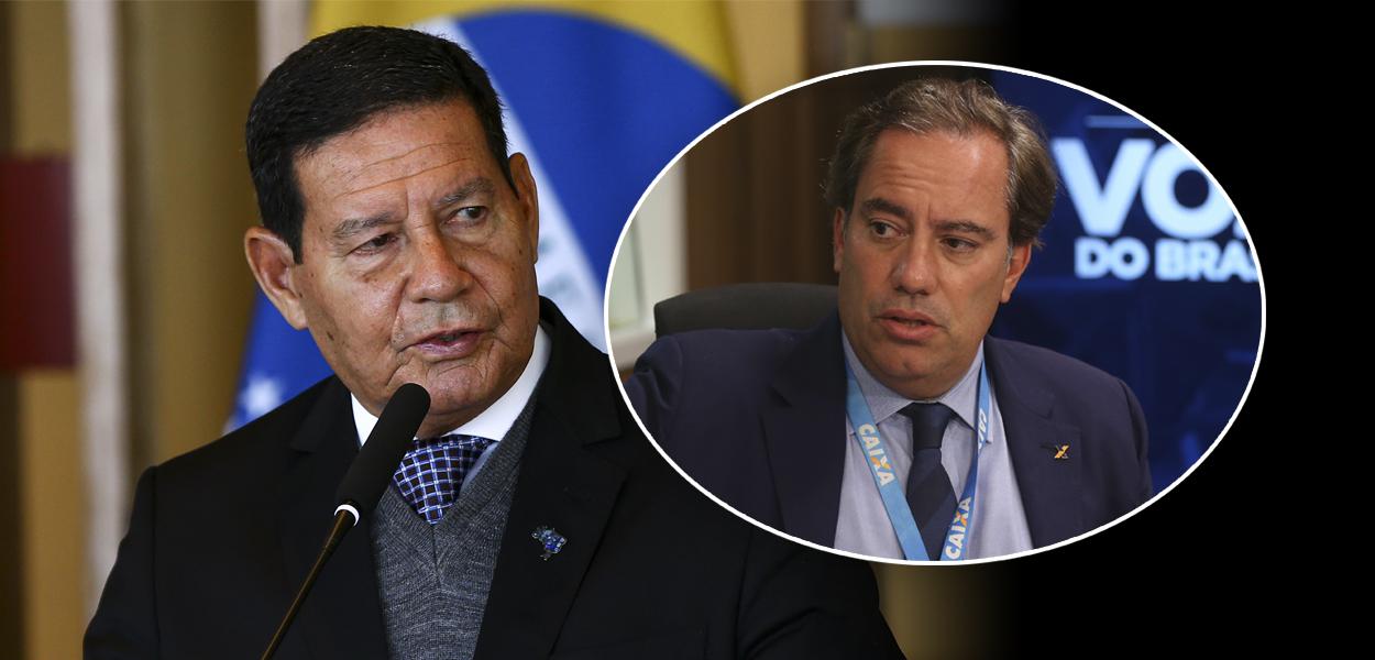Hamilton Mourão e Pedro Guimarães