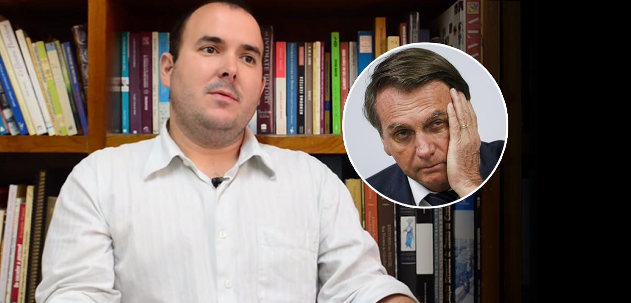 Daniel Buarque e Jair Bolsonaro