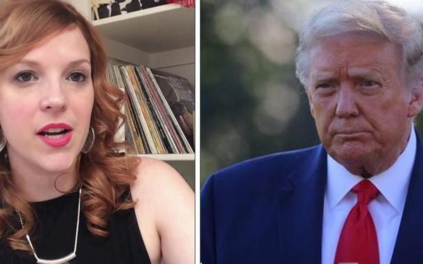 Aline Piva e Donald Trump