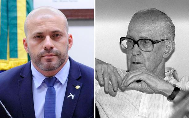 Daniel Silveira e Carlos Drummond de Andrade