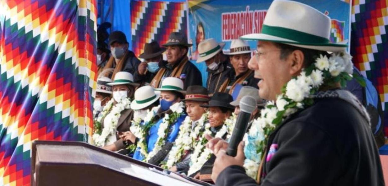 Luis Arce, presidente da Bolívia