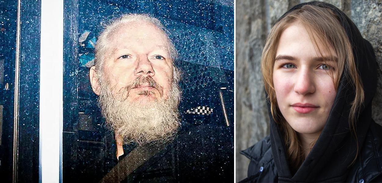 Julian Assange e Faina Savenkova