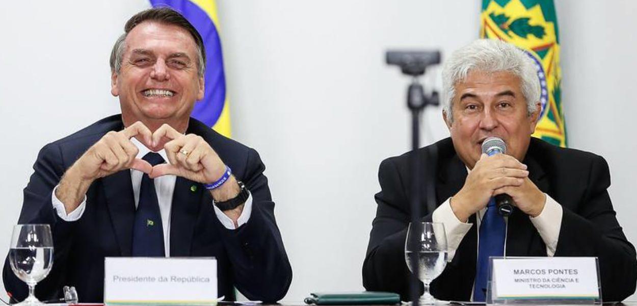 Bolsonaro e Marcos Pontes