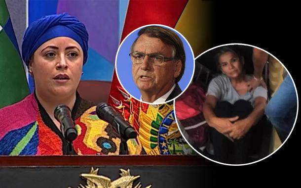 María Nela Prada, Bolsonaro e Jeanine Áñez