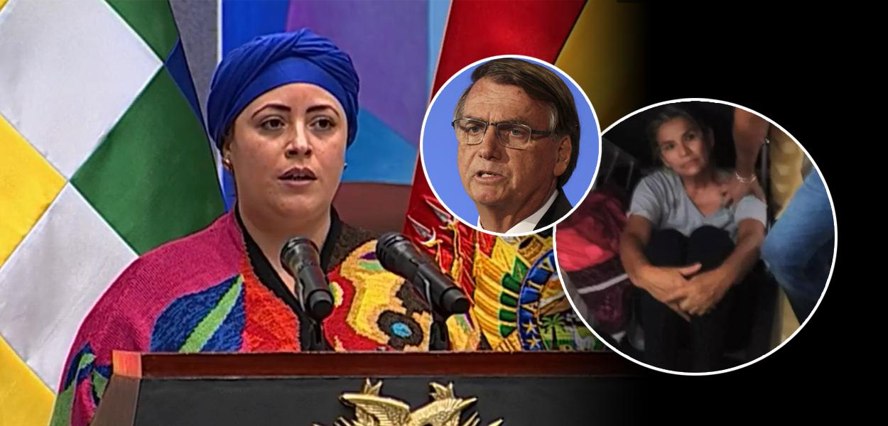 María Nela Prada, Bolsonaro e Jeanine Áñez