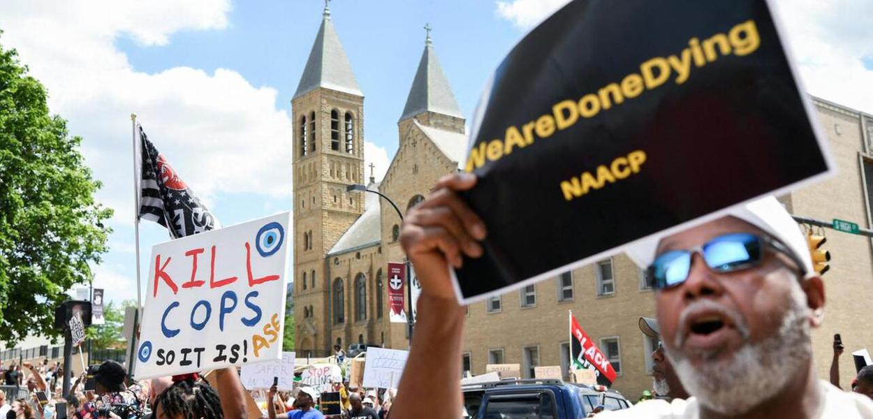 Protesto em Ohio