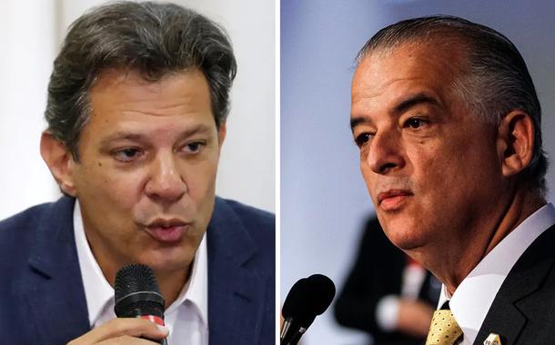 Fernando Haddad e Márcio França