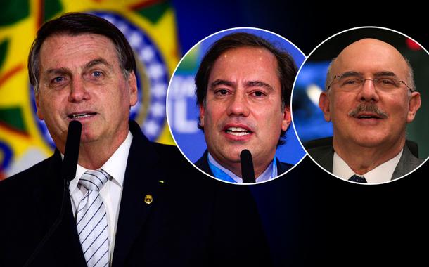 Bolsonaro, Pedro Guimarães e Milton Ribeiro