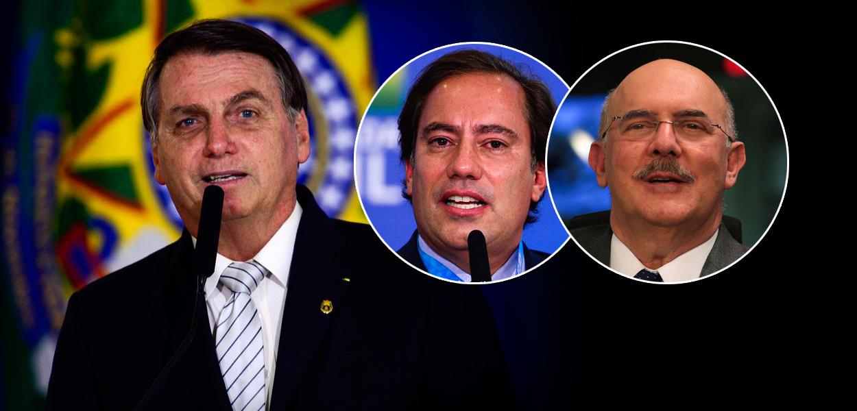 Bolsonaro, Pedro Guimarães e Milton Ribeiro