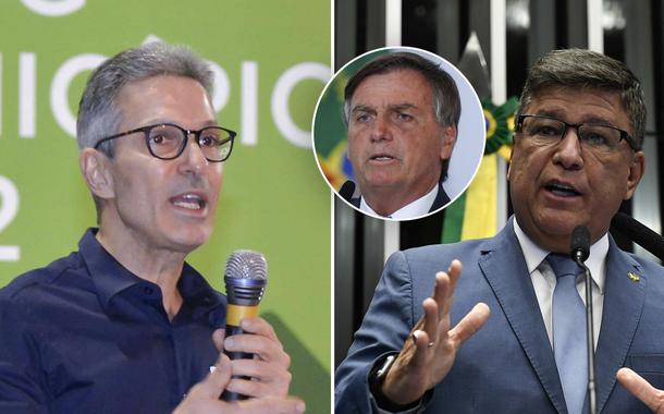 Romeu Zema, Bolsonaro e Carlos Viana