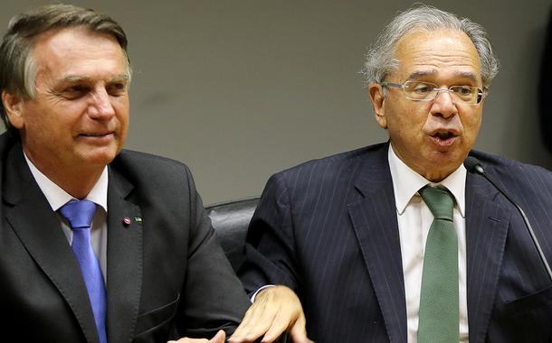 Jair Bolsonaro e Paulo Guedes