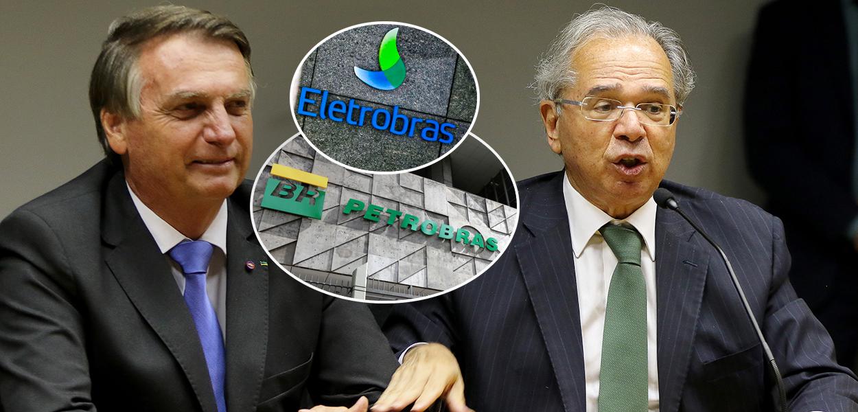 Jair Bolsonaro e Paulo Guedes