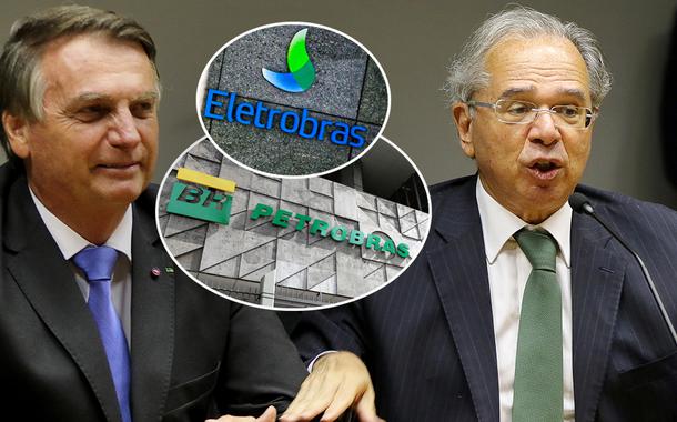 Jair Bolsonaro e Paulo Guedes