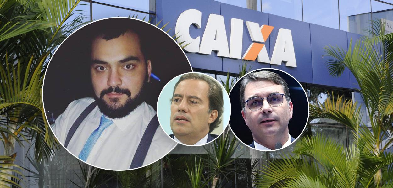 Luis Gustavo Botto Maia, Pedro Guimarães e Flávio Bolsonaro