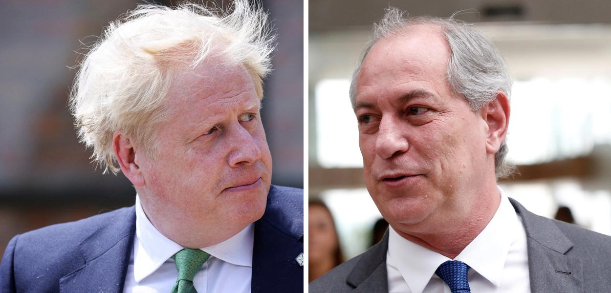 Boris Jonhson e Ciro Gomes