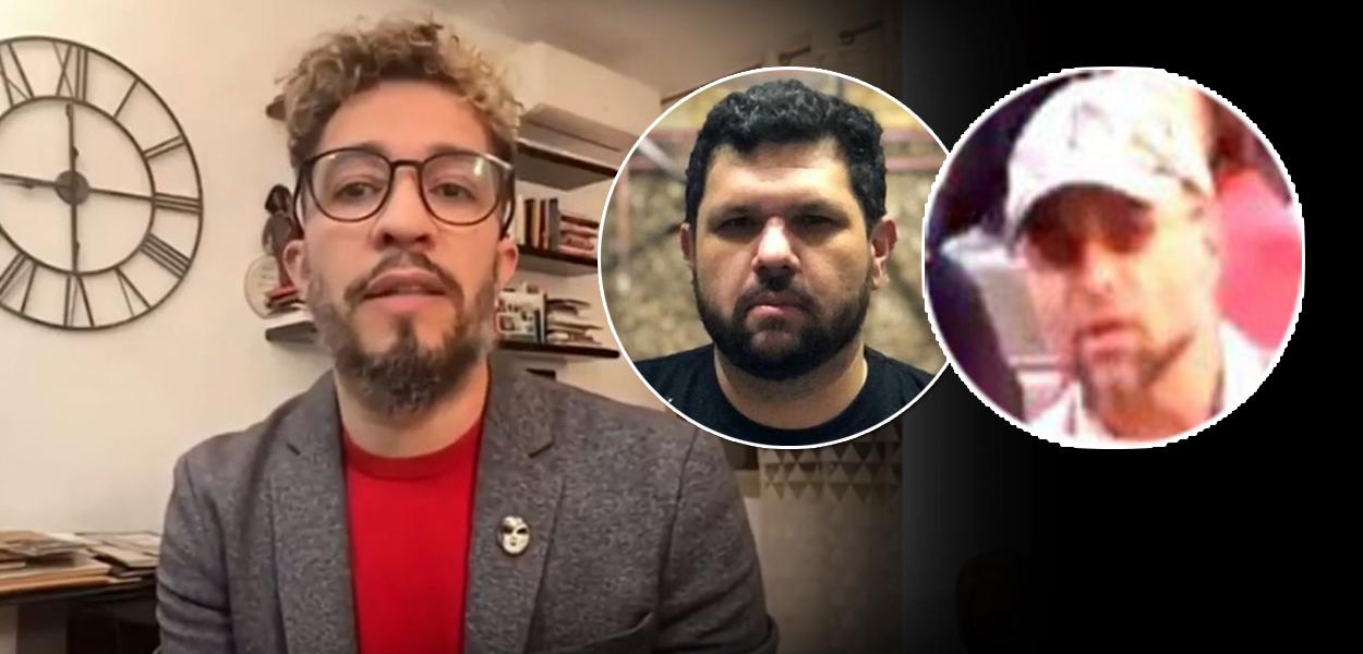 Jean Wyllys, Oswaldo Eustáquio e Luciano Carvalho de Sá