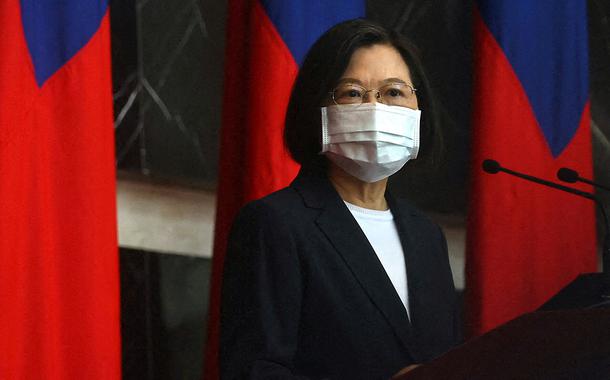 Presidente de Taiwan, Tsai Ing-wen, discursa em Taipé