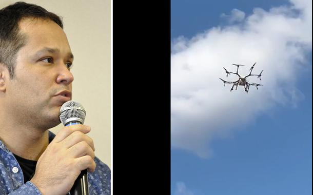 Leonardo Stoppa e drone em Uberlândia